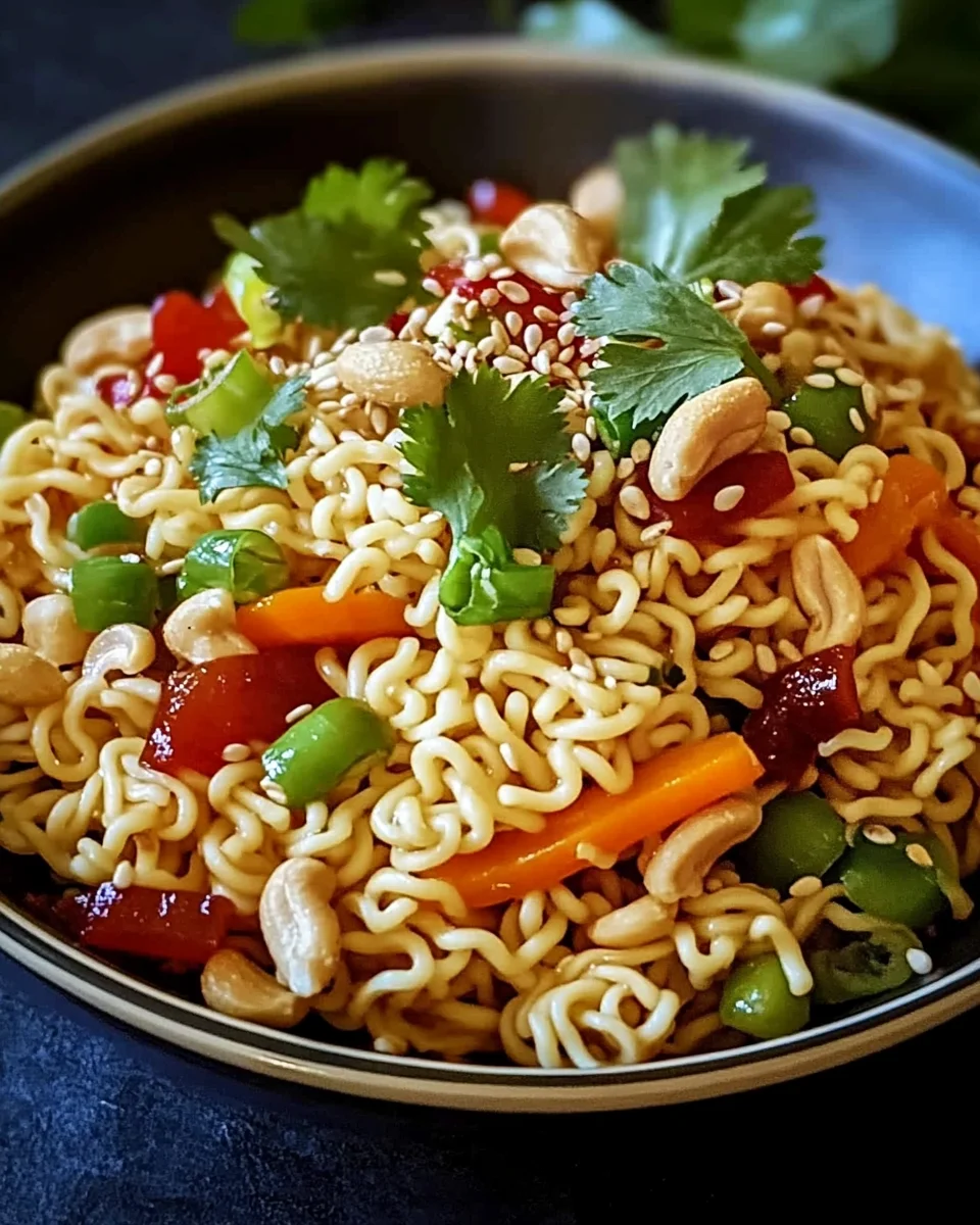 Ramen-Chinesischer Hähnchensalat