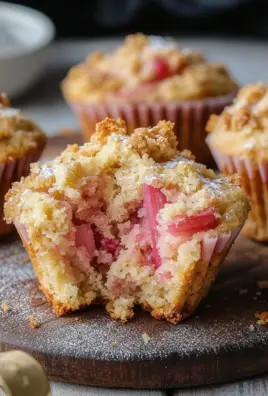 Rhabarber-Muffins mit Vanillestreuseln 22 Rhabarber-Muffins mit Vanillestreuseln