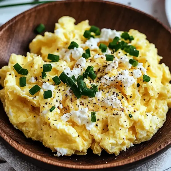Rührei mit Hüttenkäse