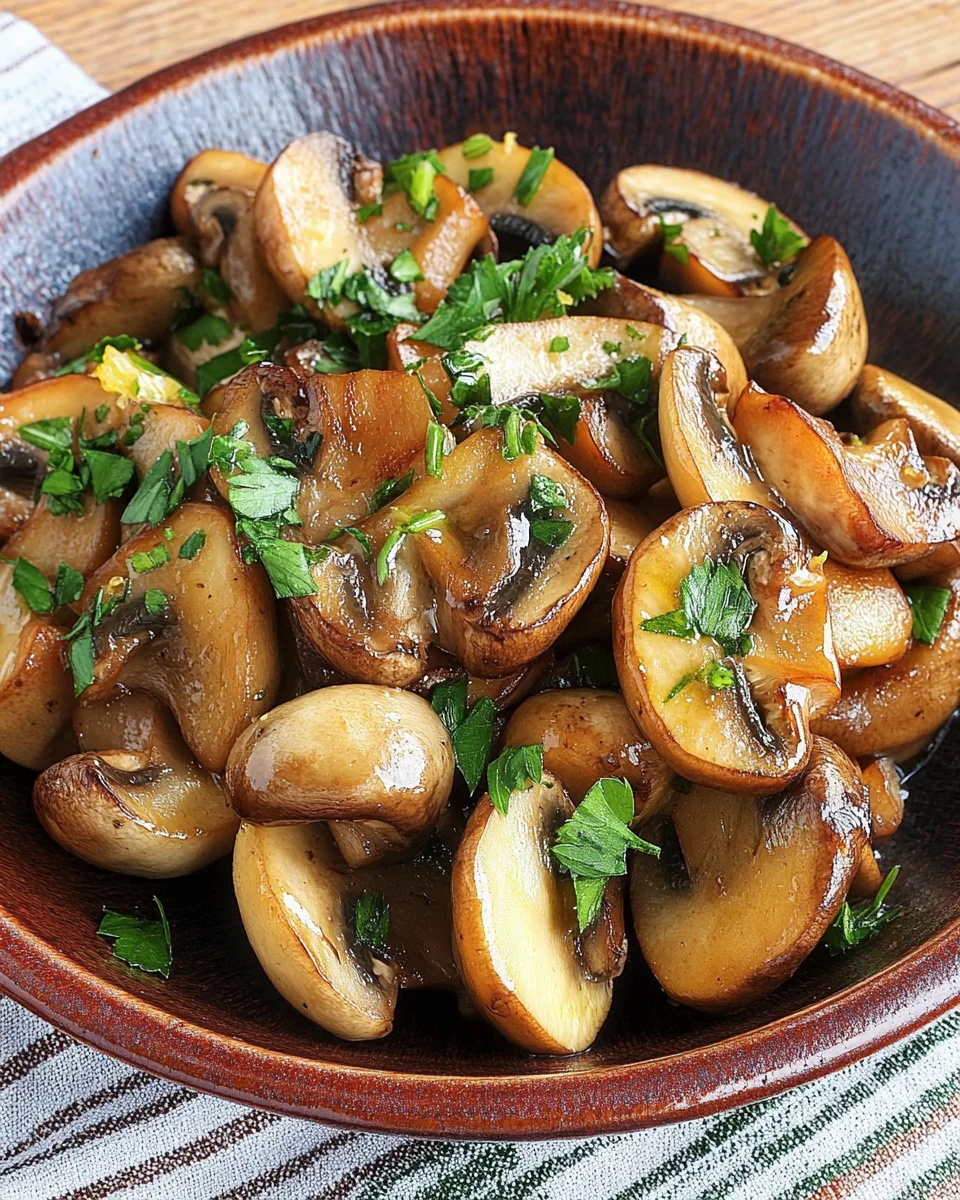 Saftige Knoblauch-Champignons Rezept 18 Saftige