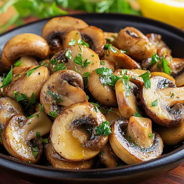 Saftige Knoblauch-Champignons Rezept