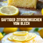 Saftiger Zitronenkuchen vom Blech 22 Pinterest Hidden Image