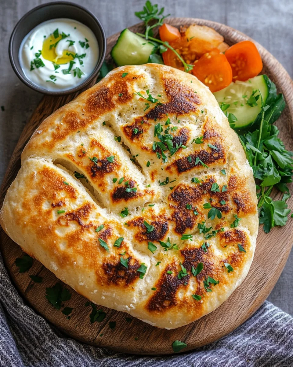 Schnelles Pfannenbrot ohne Hefe
