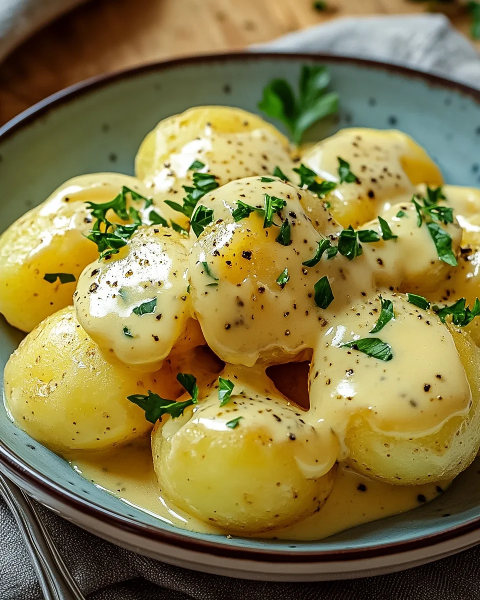 Senfsauce mit Salzkartoffeln 20 Senfsauce