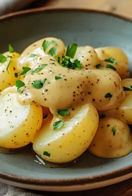 Senfsauce mit Salzkartoffeln 23 Senfsauce mit Salzkartoffeln