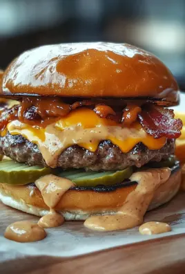 Smash-Burger mit Baconnaise-Soße 28 Smash-Burger mit Baconnaise-Soße
