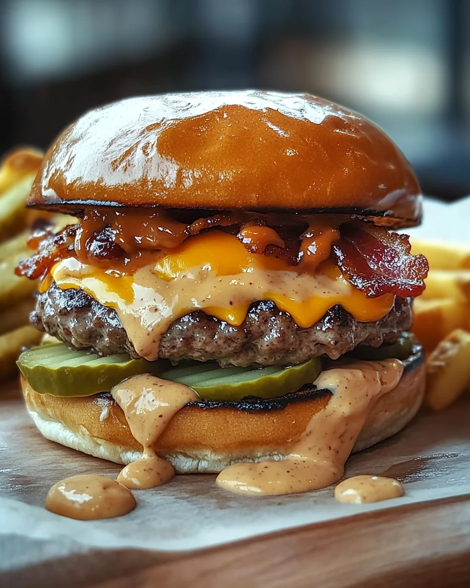 Smash-Burger mit Baconnaise-So&szlig;e