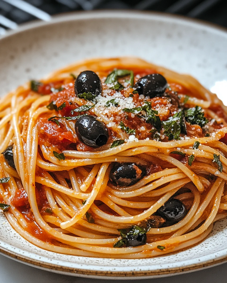 Spaghetti Puttanesca 26 Spaghetti Puttanesca
