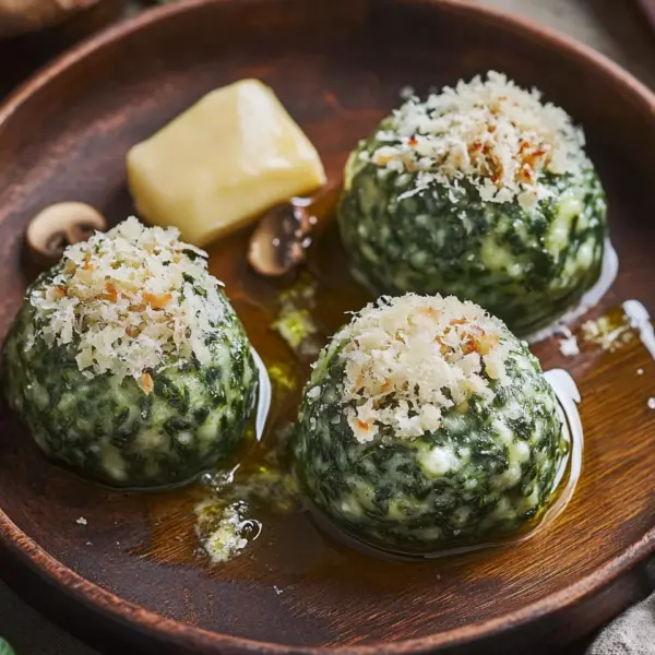 Südtiroler Spinatknödel