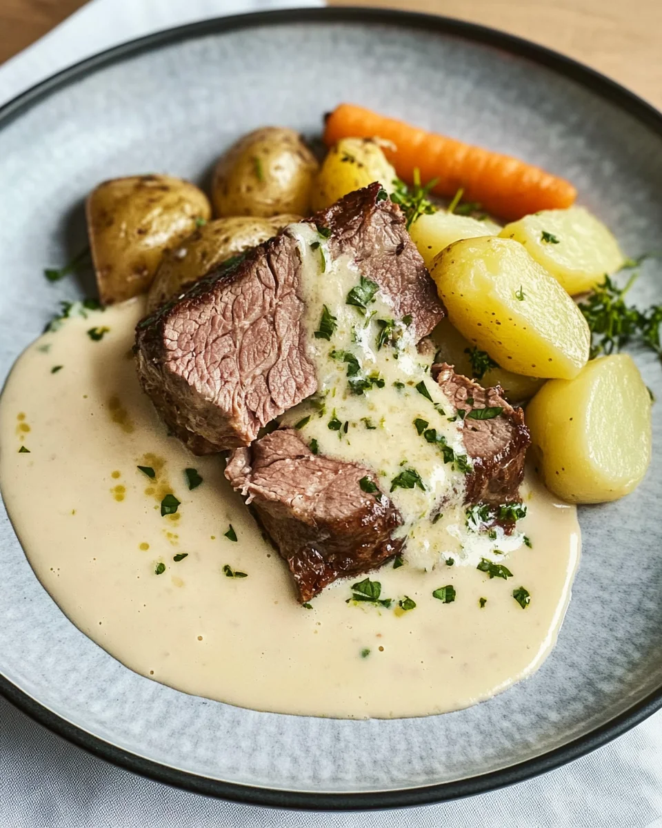 Tafelspitz mit Meerrettichsoße 20 Tafelspitz mit Meerrettichsoße