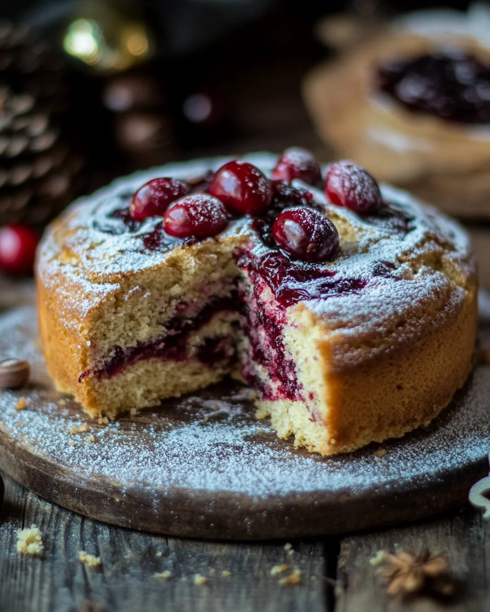 Winterlicher Spekulatius-Hefekuchen mit Marmelade 22 Winterlicher
