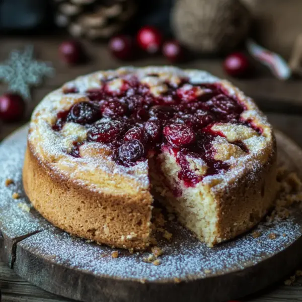 Winterlicher Spekulatius-Hefekuchen mit Marmelade