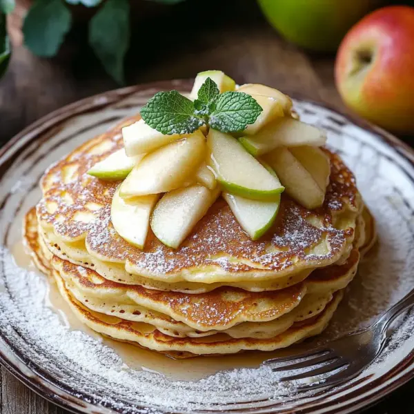 Apfelpfannkuchen klassisch und fluffig