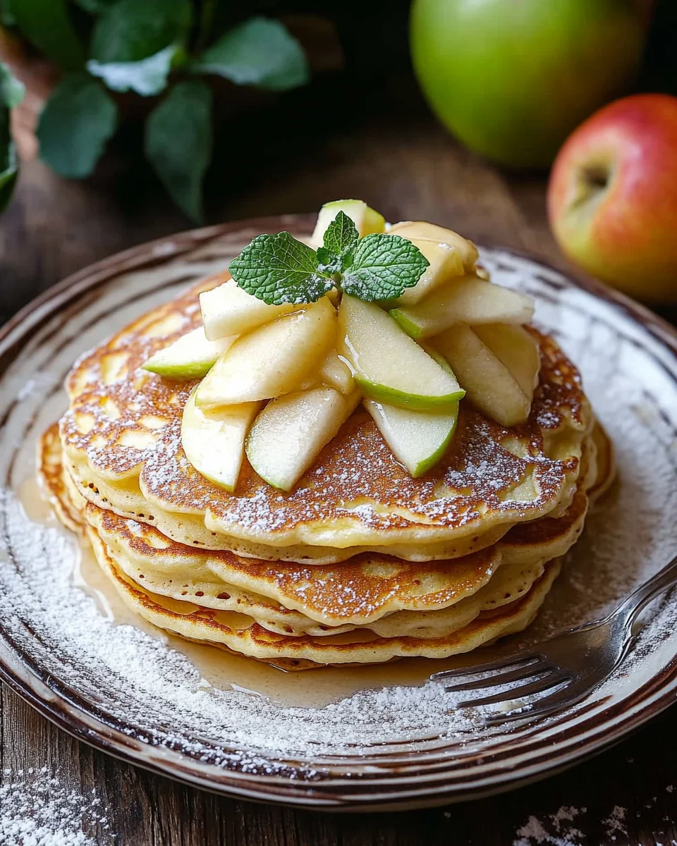 Apfelpfannkuchen klassisch und fluffig