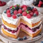 Beeren K&auml;sesahne Torte