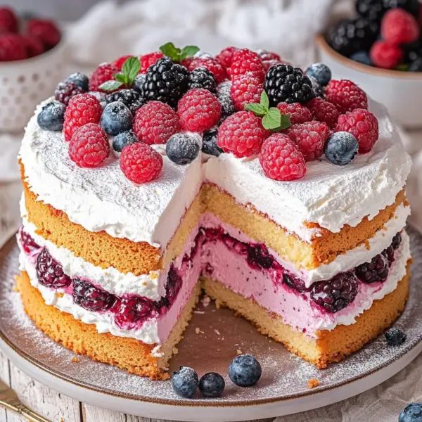 Beeren Käsesahne Torte