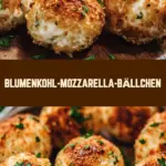 Blumenkohl-Mozzarella-Bällchen 14 Pinterest Hidden Image
