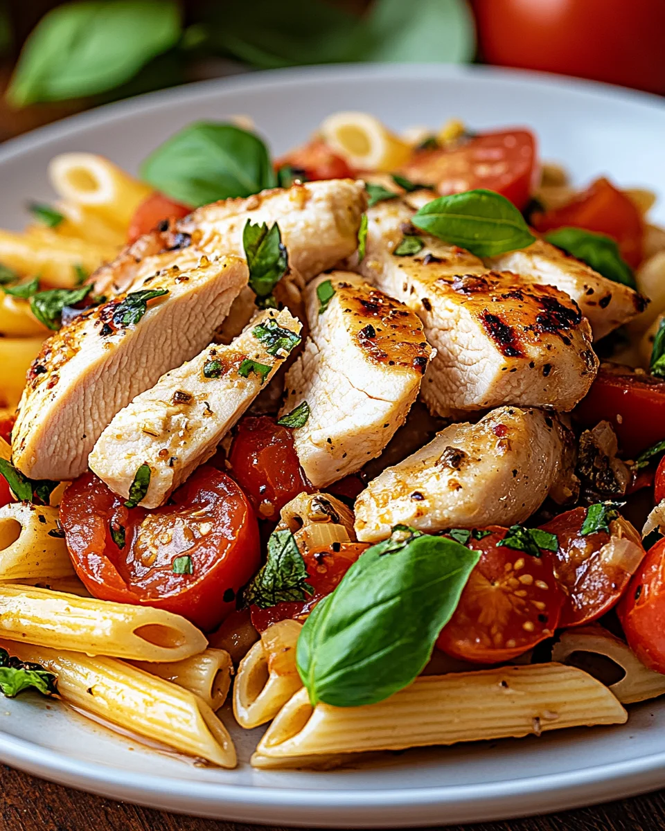 Bruschetta Chicken Pasta 16 Bruschetta