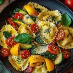 Bunte Ravioli-Gem&uuml;se-Pfanne