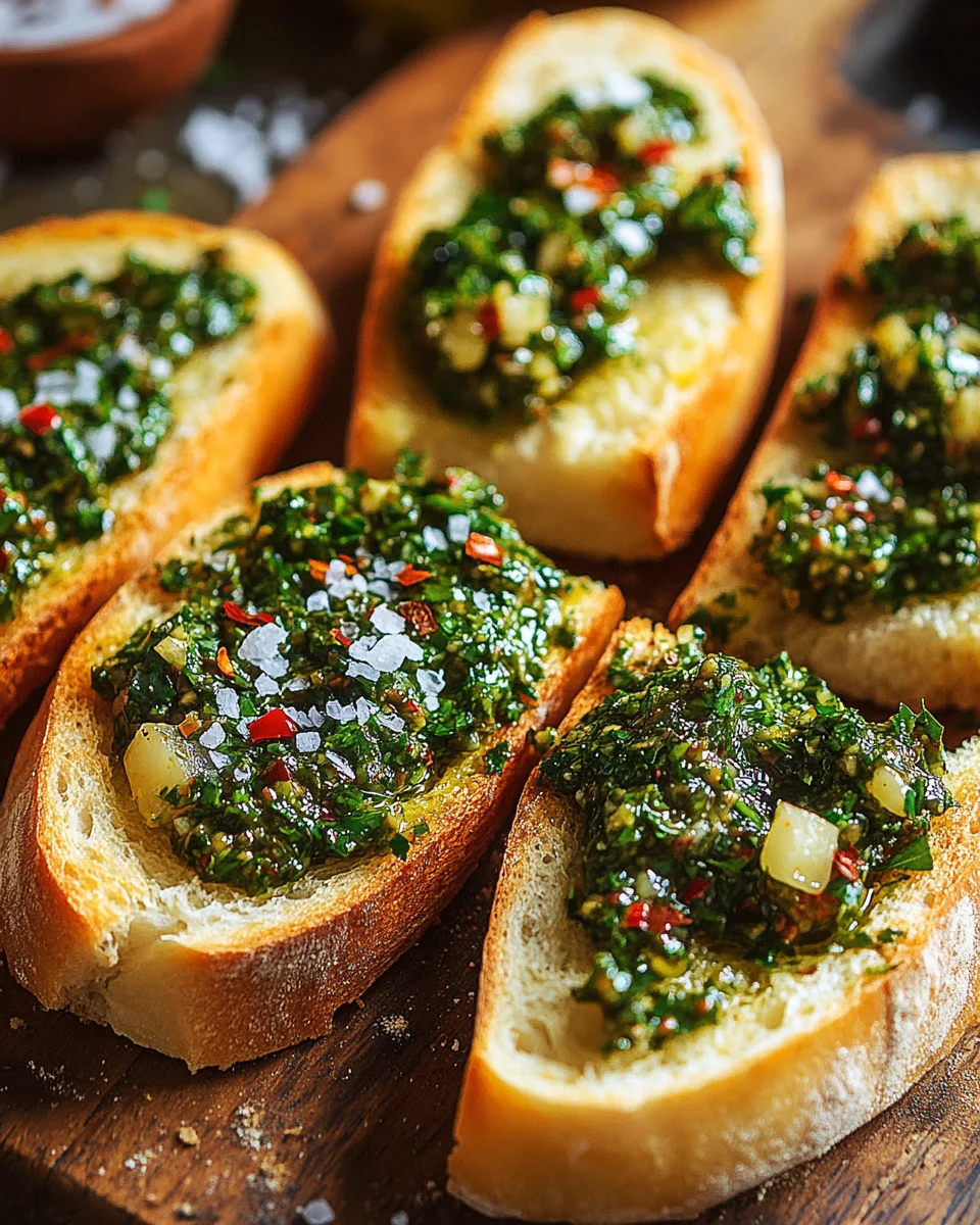 Chimichurri Knoblauchbrot 20 Chimichurri
