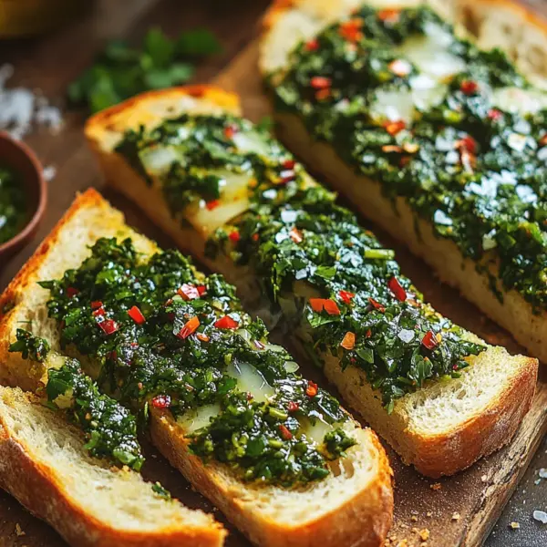 Chimichurri Knoblauchbrot