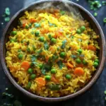 Curryreis mit Erbsen und M&ouml;hren