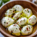 Eingelegter Mozzarella