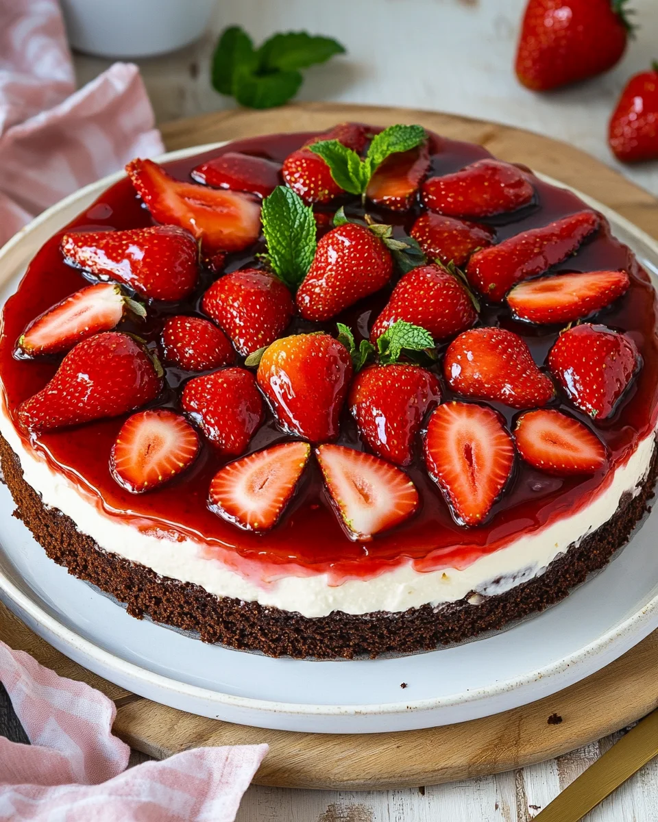 Erdbeerkuchen mit Mascarpone 22 Erdbeerkuchen
