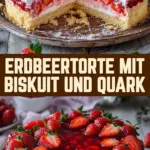 Erdbeertorte mit Biskuit und Quark 26 Pinterest Hidden Image