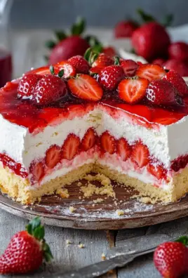 Erdbeertorte mit Biskuit und Quark 23 Erdbeertorte mit Biskuit und Quark
