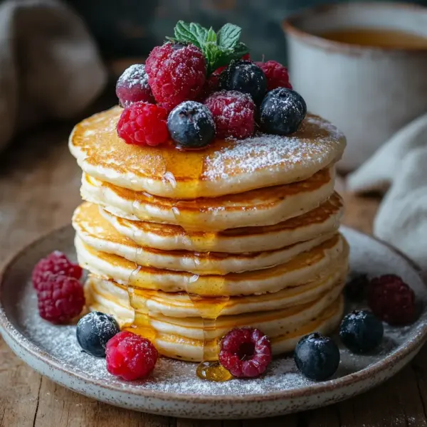 Fluffige Quark-Pfannkuchen ohne Mehl