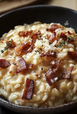 Französisches Zwiebel und Speck Risotto 27 Französisches Zwiebel und Speck Risotto