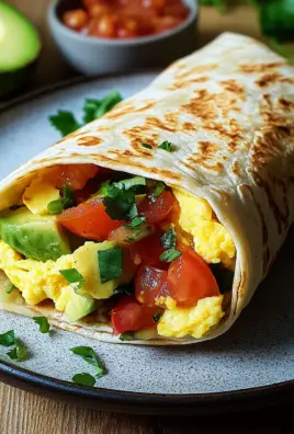Frühstückswrap mit Ei
