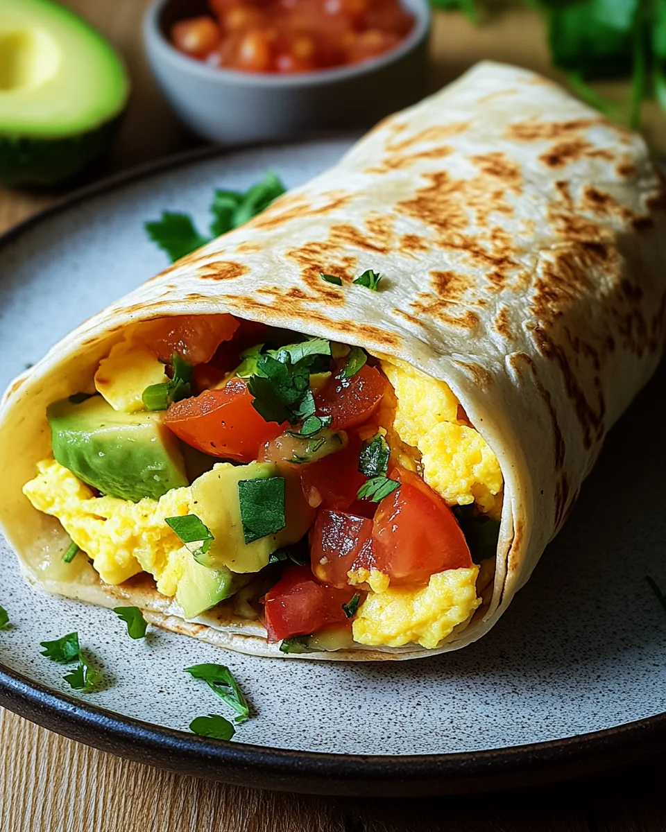Frühstückswrap mit Ei
