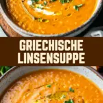 Griechische Linsensuppe 26 Pinterest Hidden Image