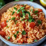 Griechischer Tomatenreis