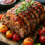 Hackbraten aus dem Backofen