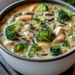 H&auml;hnchen Brokkoli Wildreis Suppe