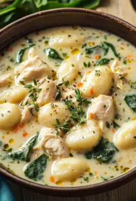 Hähnchen-Gnocchi-Suppe