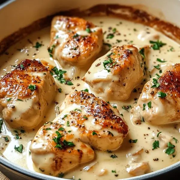 Hähnchen in Frischkäsesauce