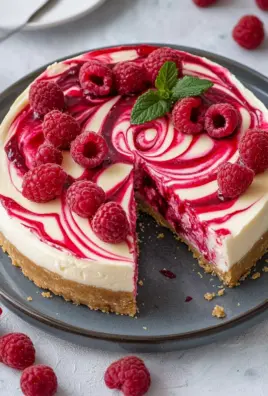 Himbeer Schmand Cheesecake