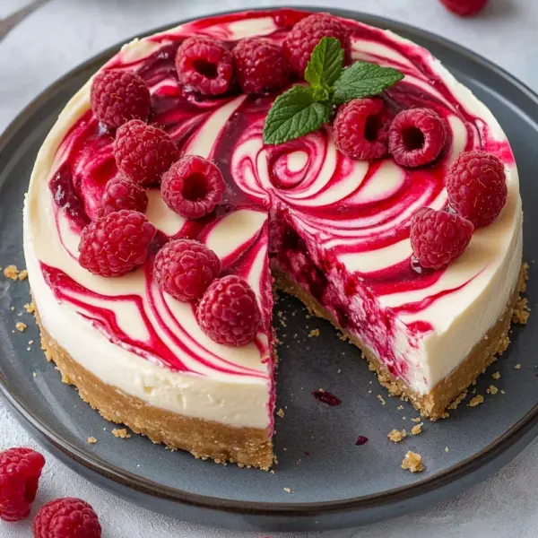 Himbeer Schmand Cheesecake