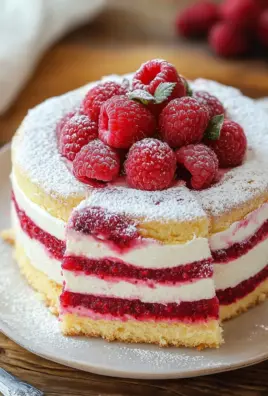 Himbeertorte mit Joghurtcreme