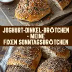 Joghurt-Dinkel-Brötchen - meine fixen Sonntagsbrötchen 17 Pinterest Hidden Image