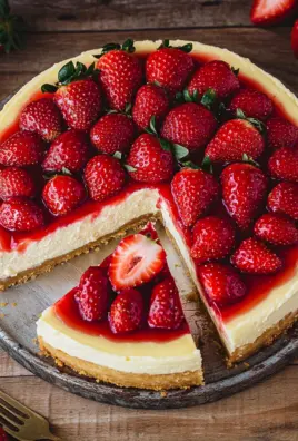 Käsekuchen mit Erdbeeren 21 Käsekuchen mit Erdbeeren