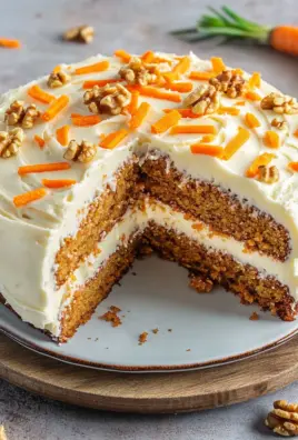 Karottenkuchen mit Frischkäse-Frosting 26 Karottenkuchen mit Frischkäse-Frosting