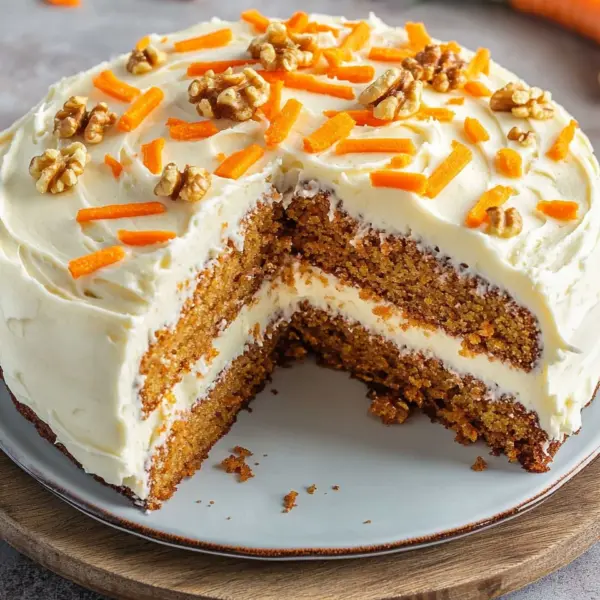 Karottenkuchen mit Frischkäse-Frosting