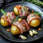 Kartoffeln im Speckmantel