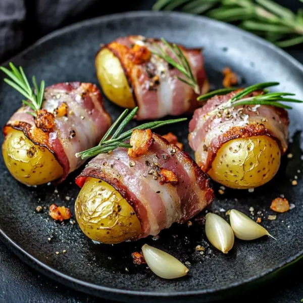 Kartoffeln im Speckmantel