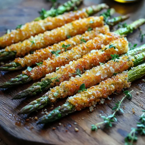Knuspriger Parmesan Spargel aus dem Ofen